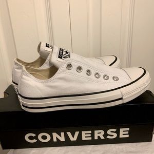 White Converse - Lowtop